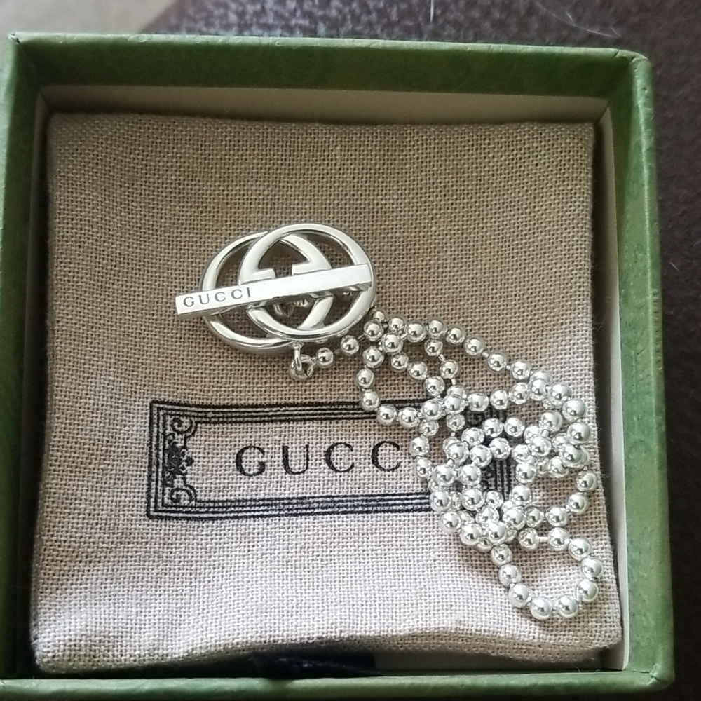 Gucci .925 Silver Pendant Necklace